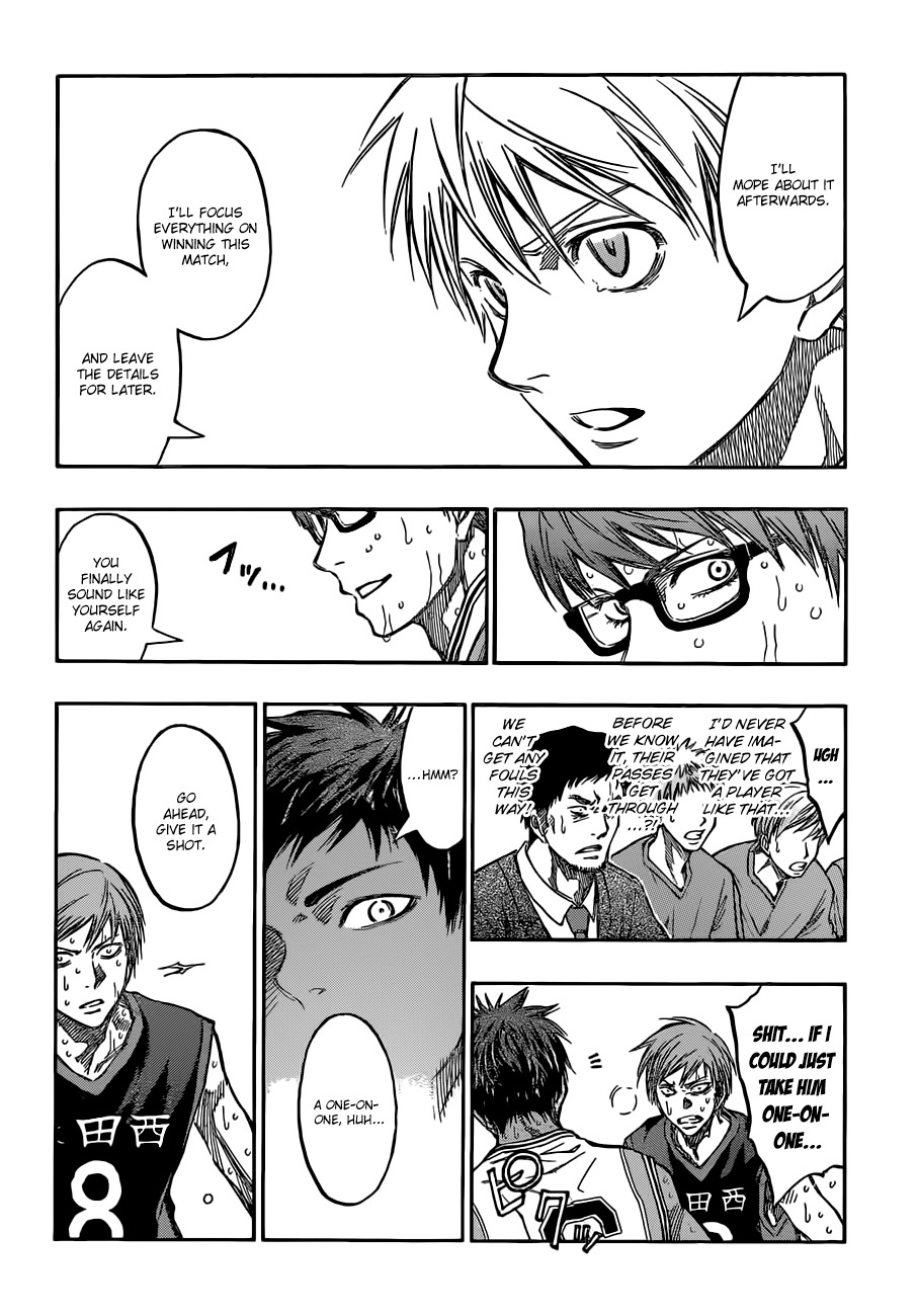 Kuroko no Basket Chapter 218 page 13 - Chapter 218: Even If It's Just For Now