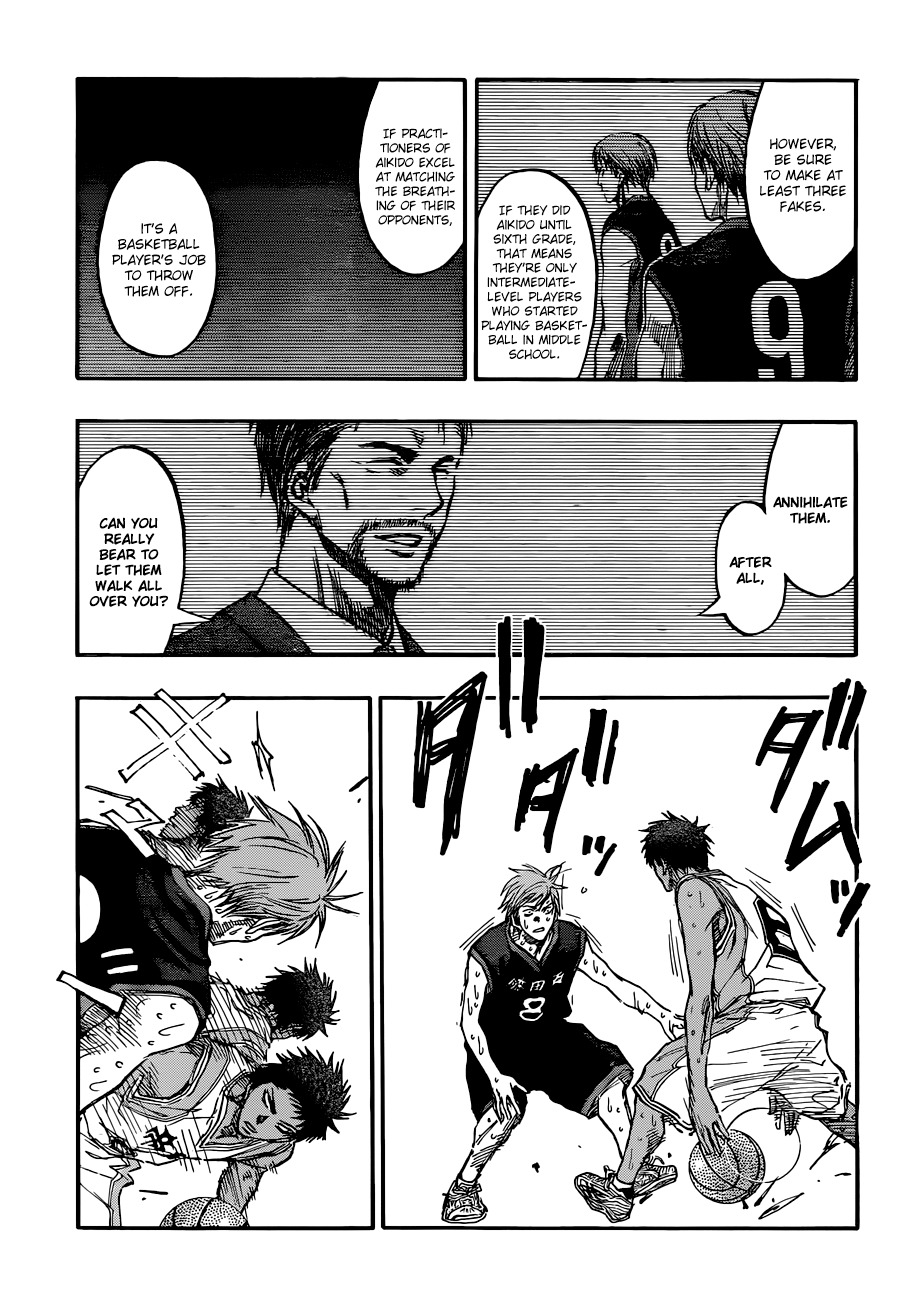 Kuroko no Basket Chapter 218 page 16 - Chapter 218: Even If It's Just For Now