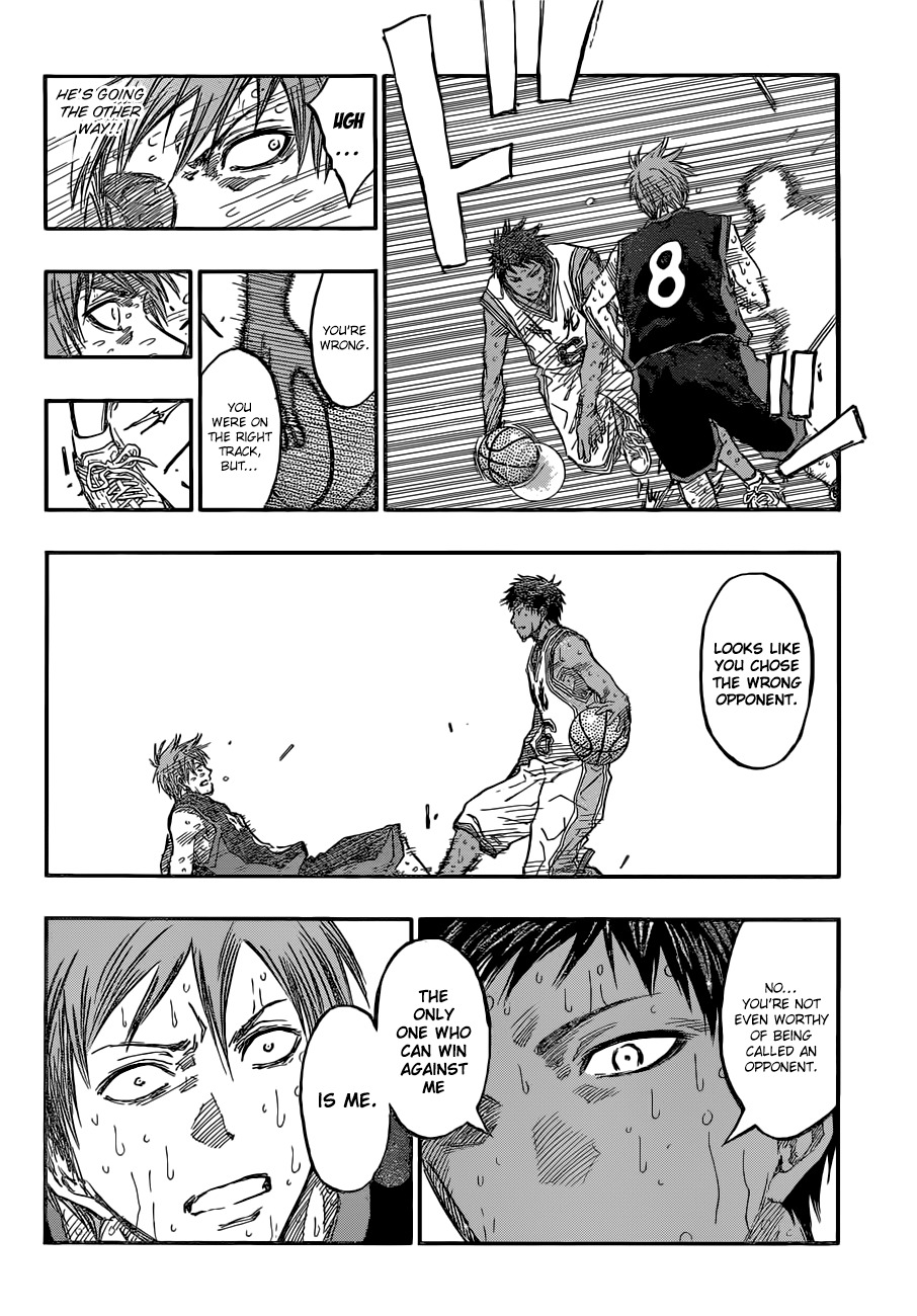 Kuroko no Basket Chapter 218 page 17 - Chapter 218: Even If It's Just For Now