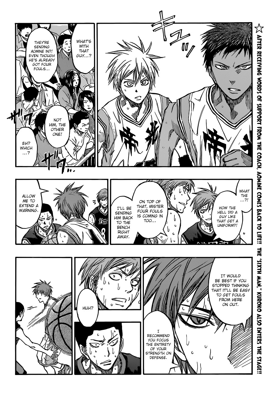 Kuroko no Basket Chapter 218 page 9 - Chapter 218: Even If It's Just For Now