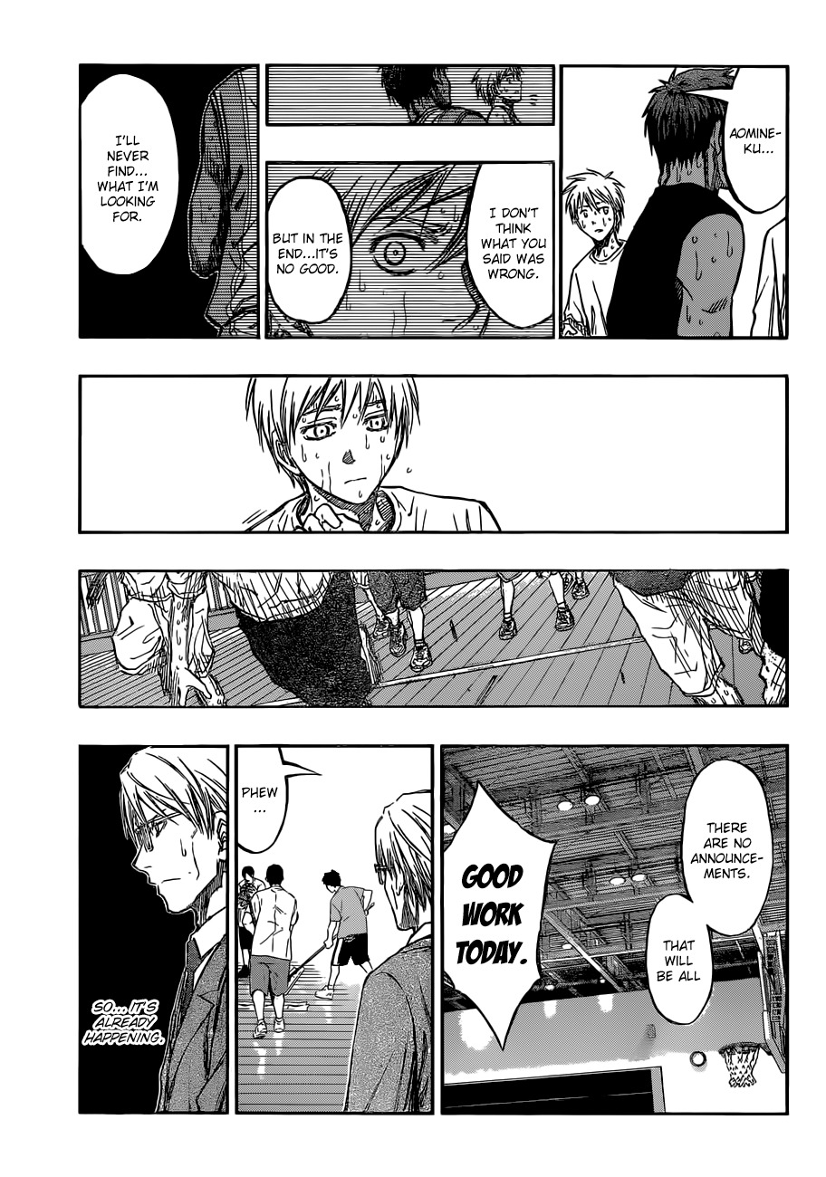Kuroko no Basket Chapter 219 page 15 - Chapter 219: Thank You Very Much