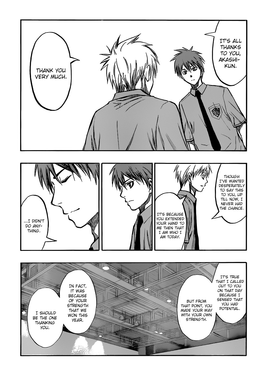 Kuroko no Basket Chapter 219 page 5 - Chapter 219: Thank You Very Much