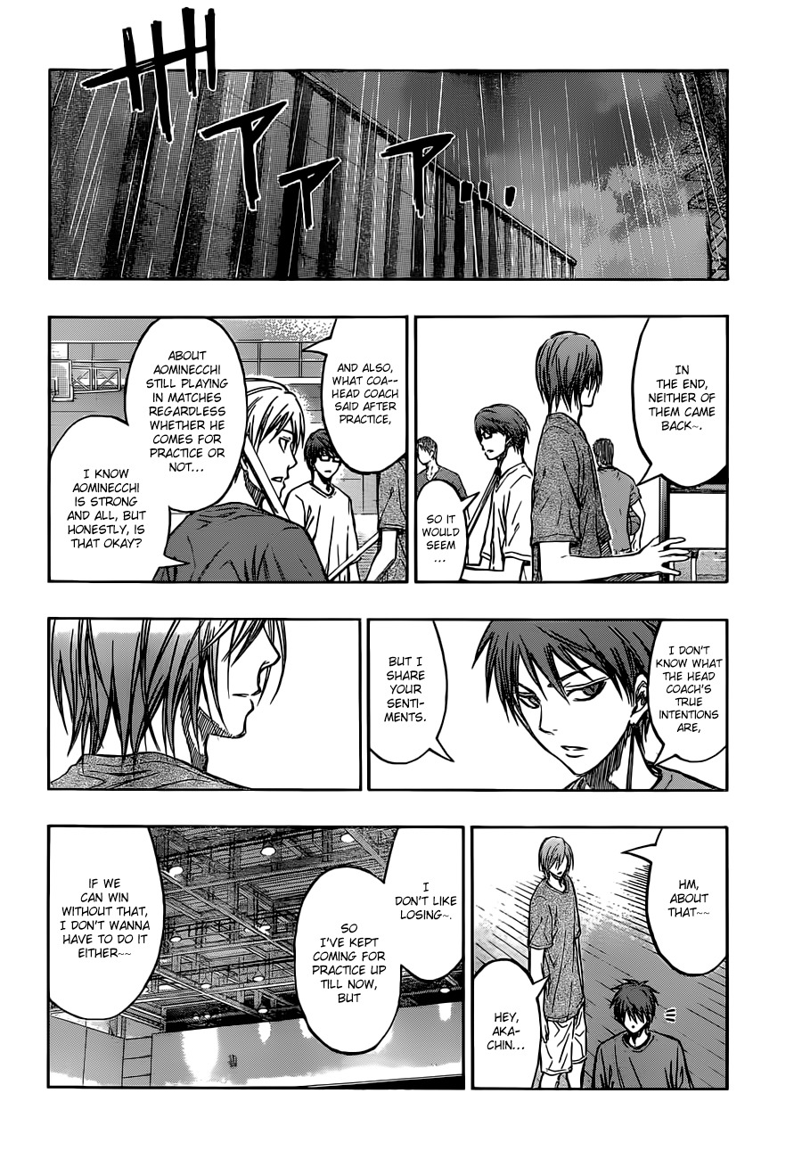 Kuroko no Basket Chapter 220 page 18 - Chapter 220: I've Forgotten