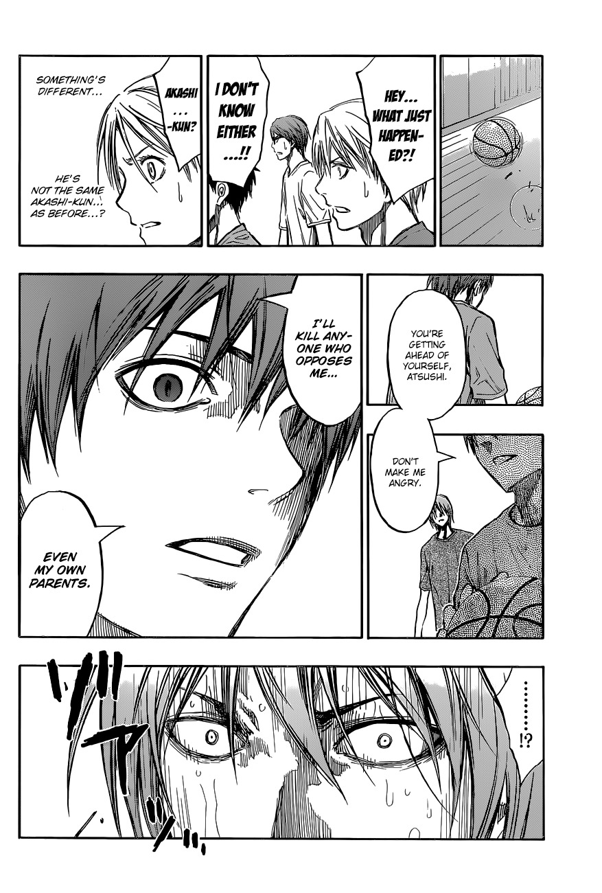 Kuroko no Basket Chapter 221 page 12 - Chapter 221: Te.. Tsu... Ya.