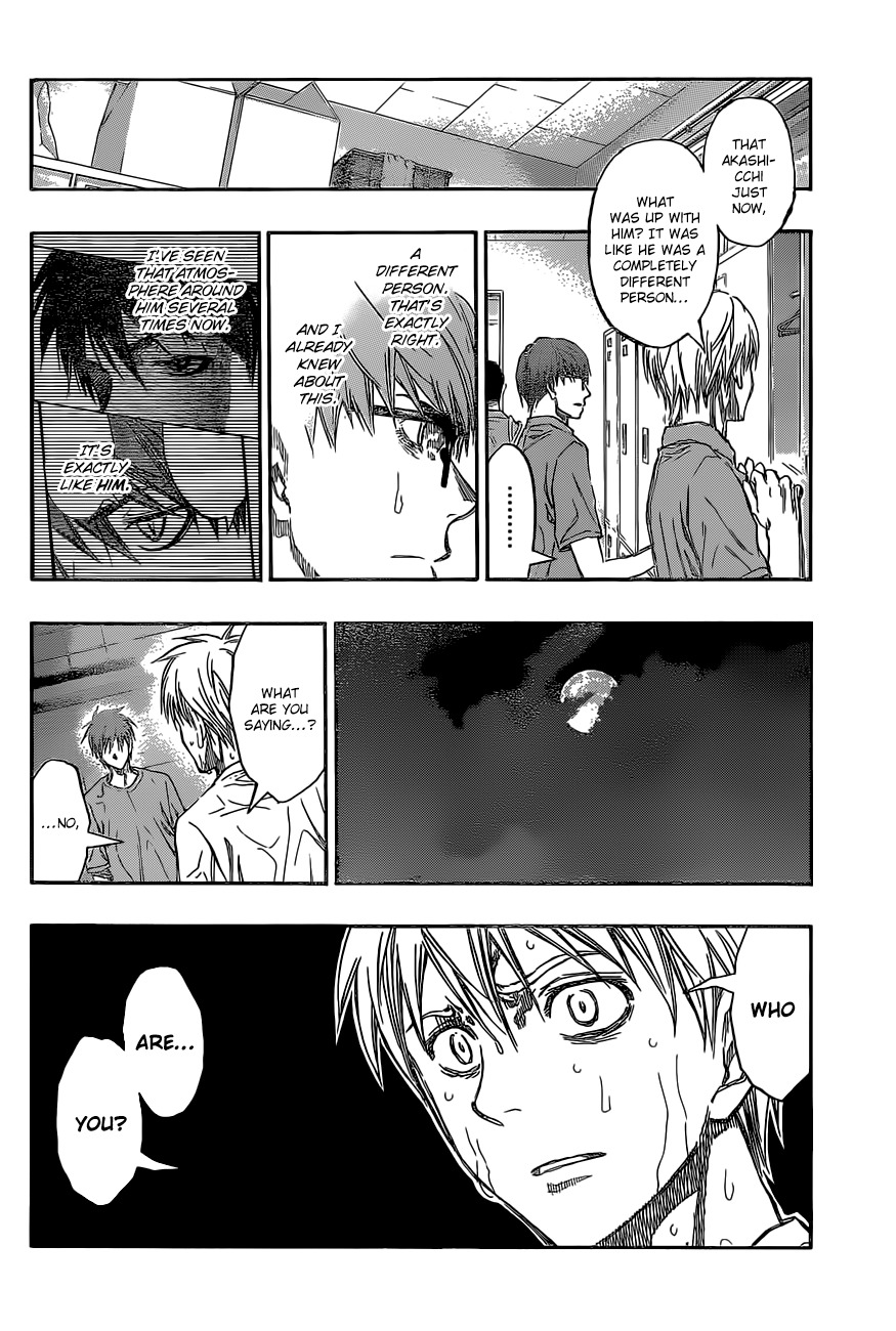 Kuroko no Basket Chapter 221 page 18 - Chapter 221: Te.. Tsu... Ya.