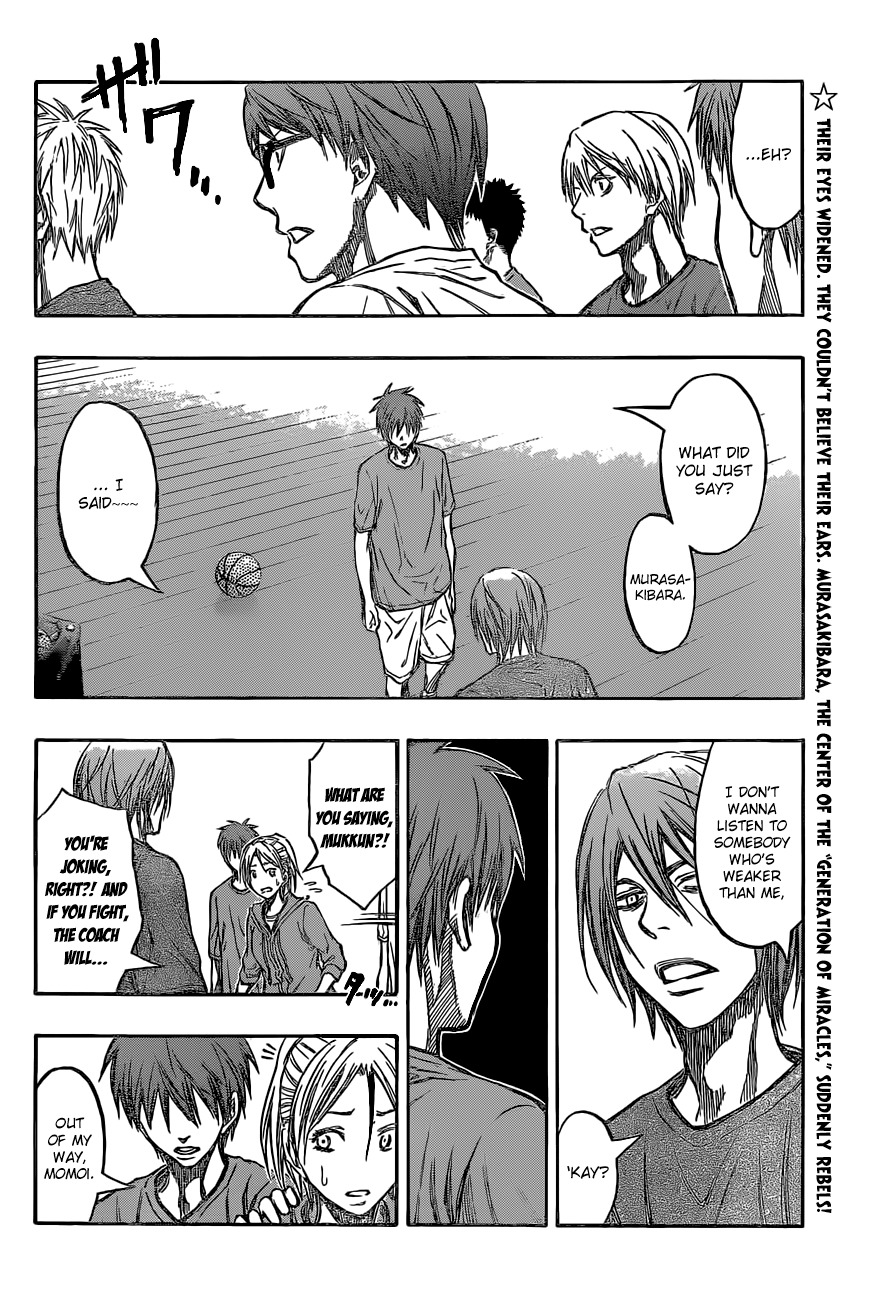 Kuroko no Basket Chapter 221 page 2 - Chapter 221: Te.. Tsu... Ya.