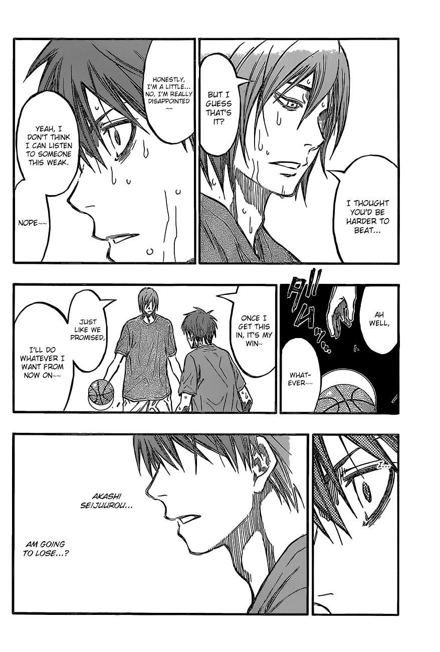 Kuroko no Basket Chapter 221 page 8 - Chapter 221: Te.. Tsu... Ya.