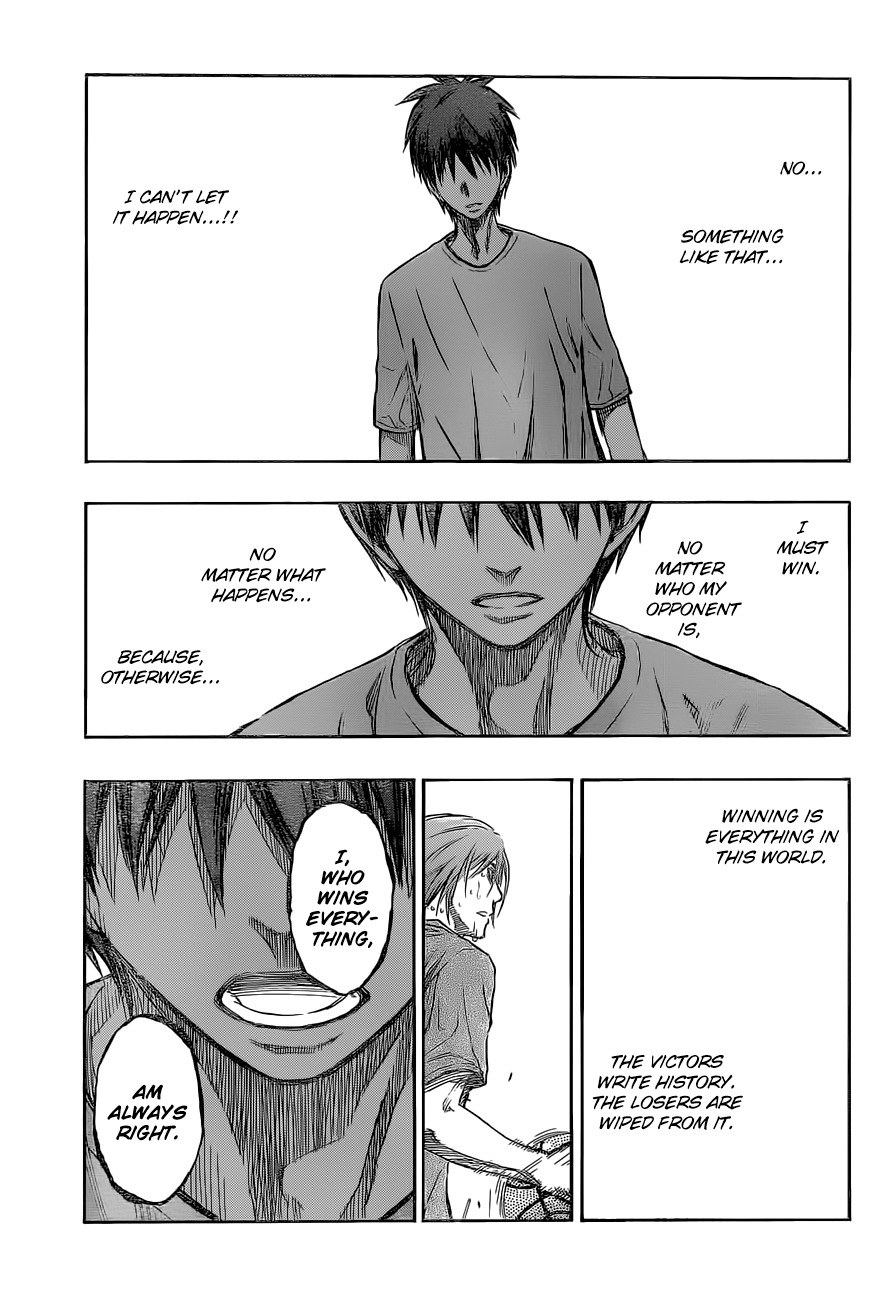 Kuroko no Basket Chapter 221 page 9 - Chapter 221: Te.. Tsu... Ya.