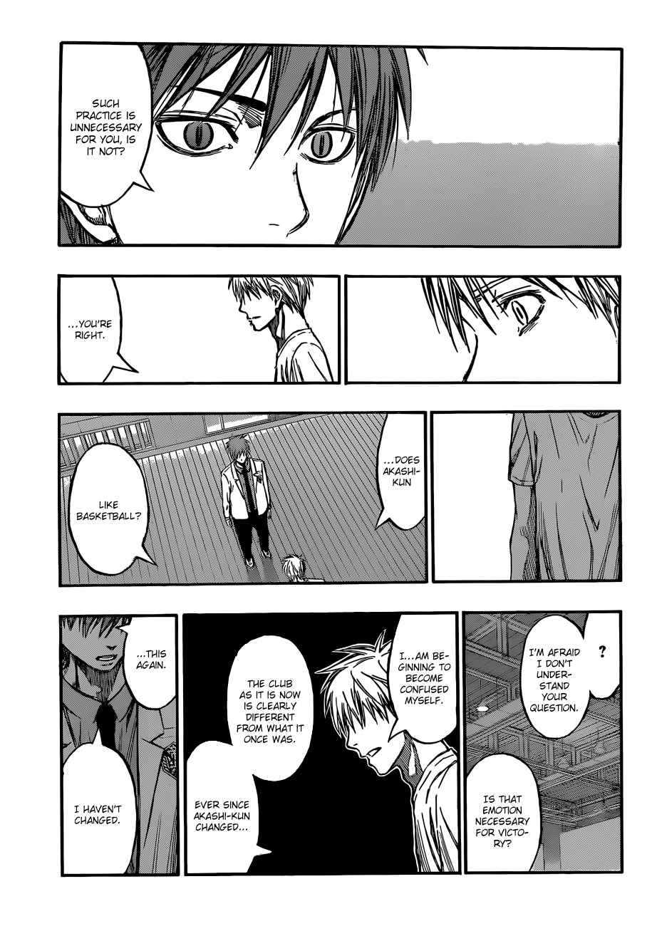 Kuroko no Basket Chapter 222 page 15 - Chapter 222: We Should No Longer