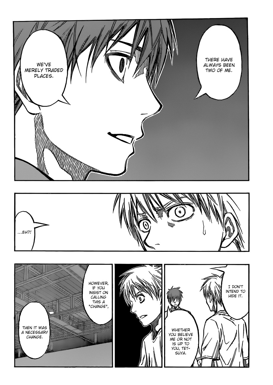 Kuroko no Basket Chapter 222 page 16 - Chapter 222: We Should No Longer