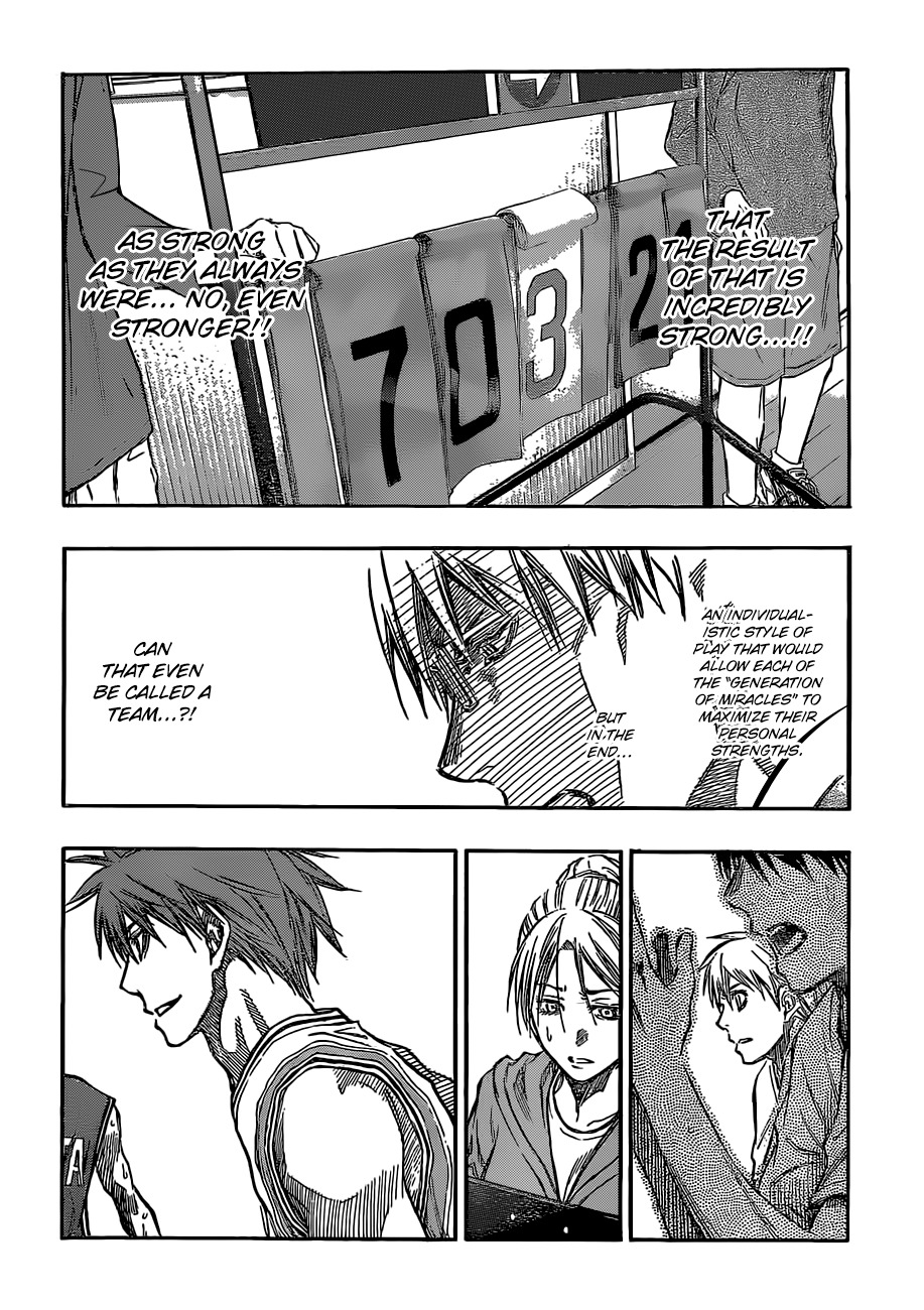 Kuroko no Basket Chapter 222 page 8 - Chapter 222: We Should No Longer