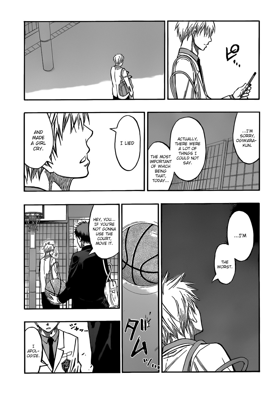 Kuroko no Basket Chapter 223 page 17 - Chapter 223: ...I'm The Worst