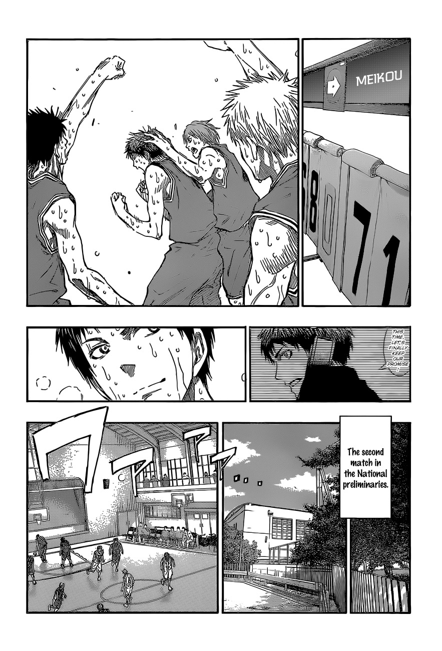 Kuroko no Basket Chapter 224 page 10 - Chapter 224: I'm... Envious