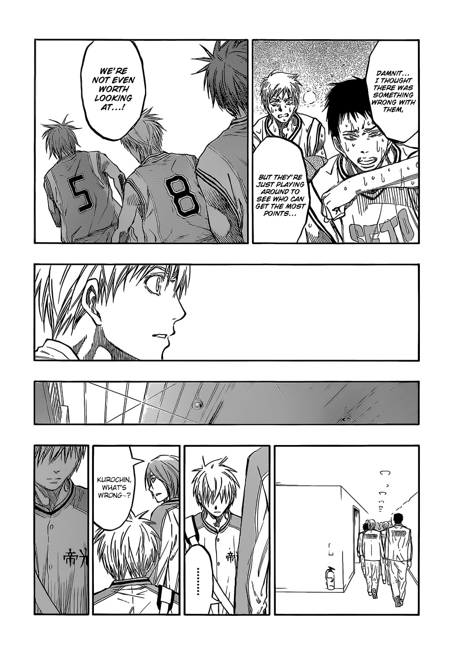 Kuroko no Basket Chapter 224 page 12 - Chapter 224: I'm... Envious