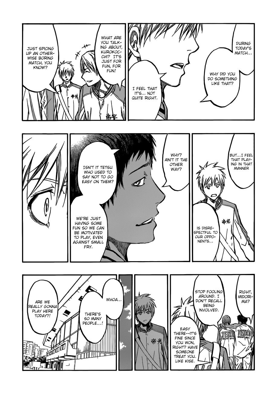 Kuroko no Basket Chapter 224 page 13 - Chapter 224: I'm... Envious