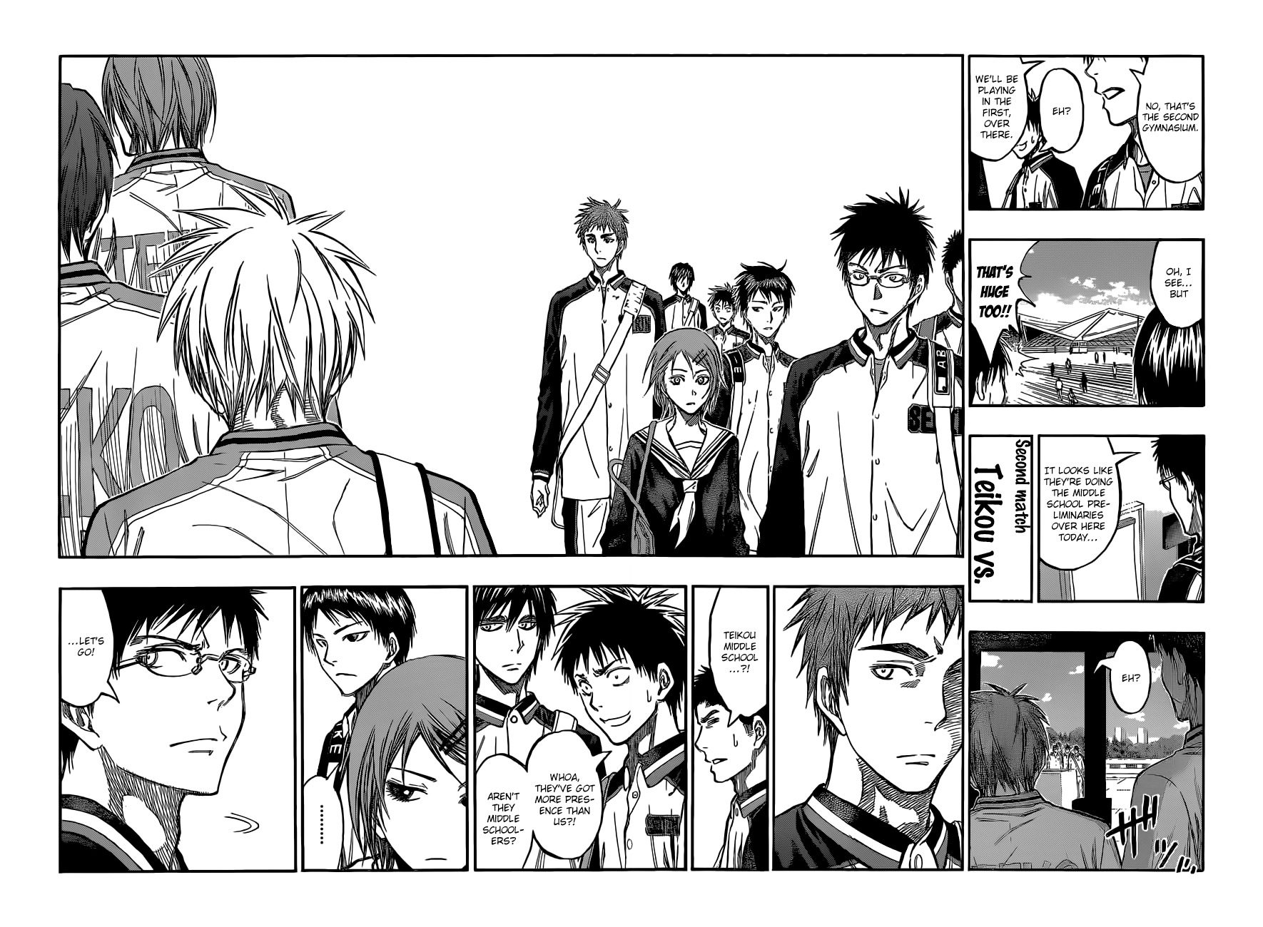 Kuroko no Basket Chapter 224 page 14 - Chapter 224: I'm... Envious