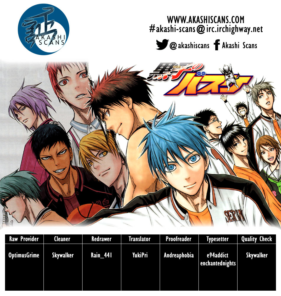 Kuroko no Basket Chapter 224 page 19 - Chapter 224: I'm... Envious