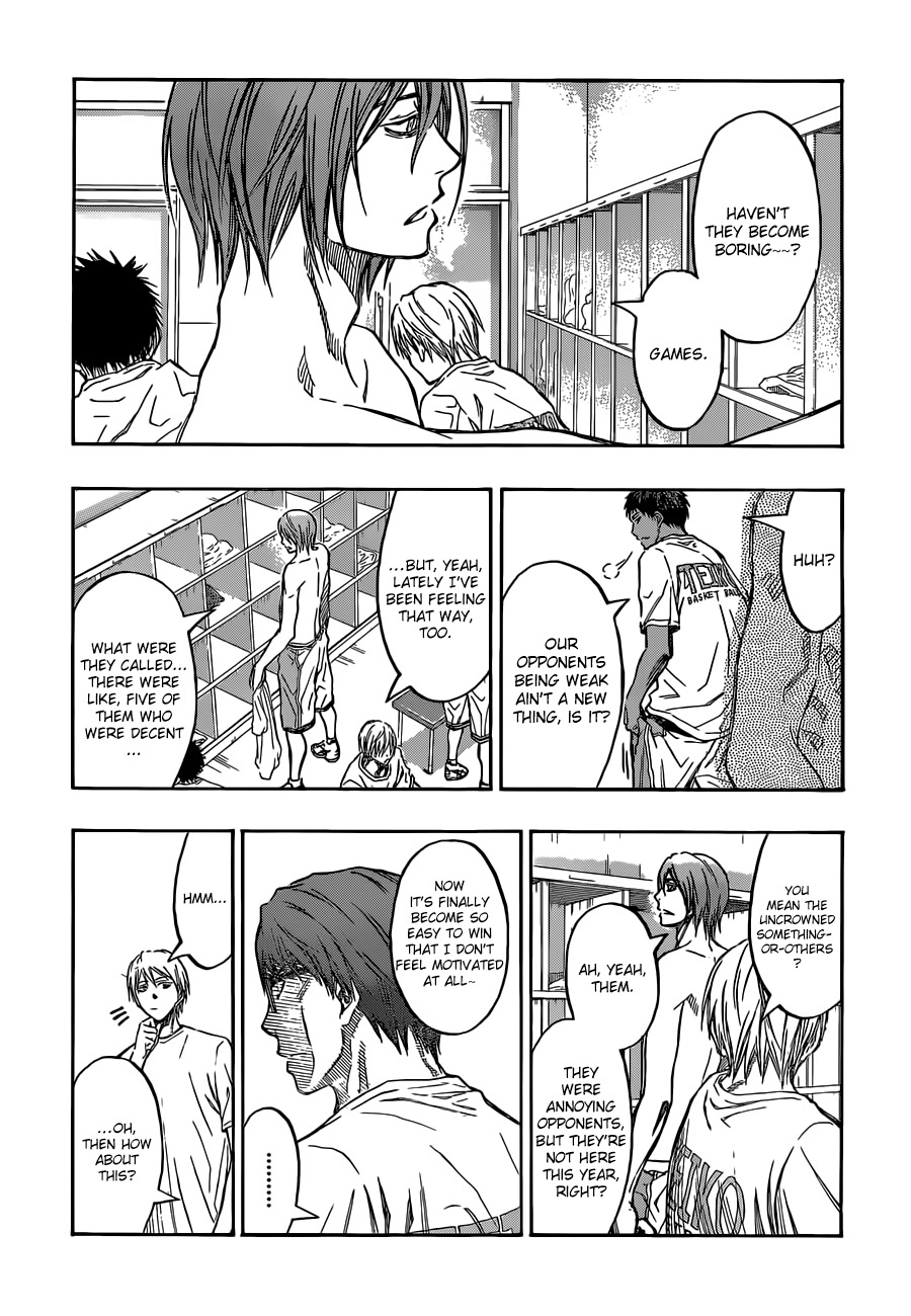 Kuroko no Basket Chapter 224 page 6 - Chapter 224: I'm... Envious