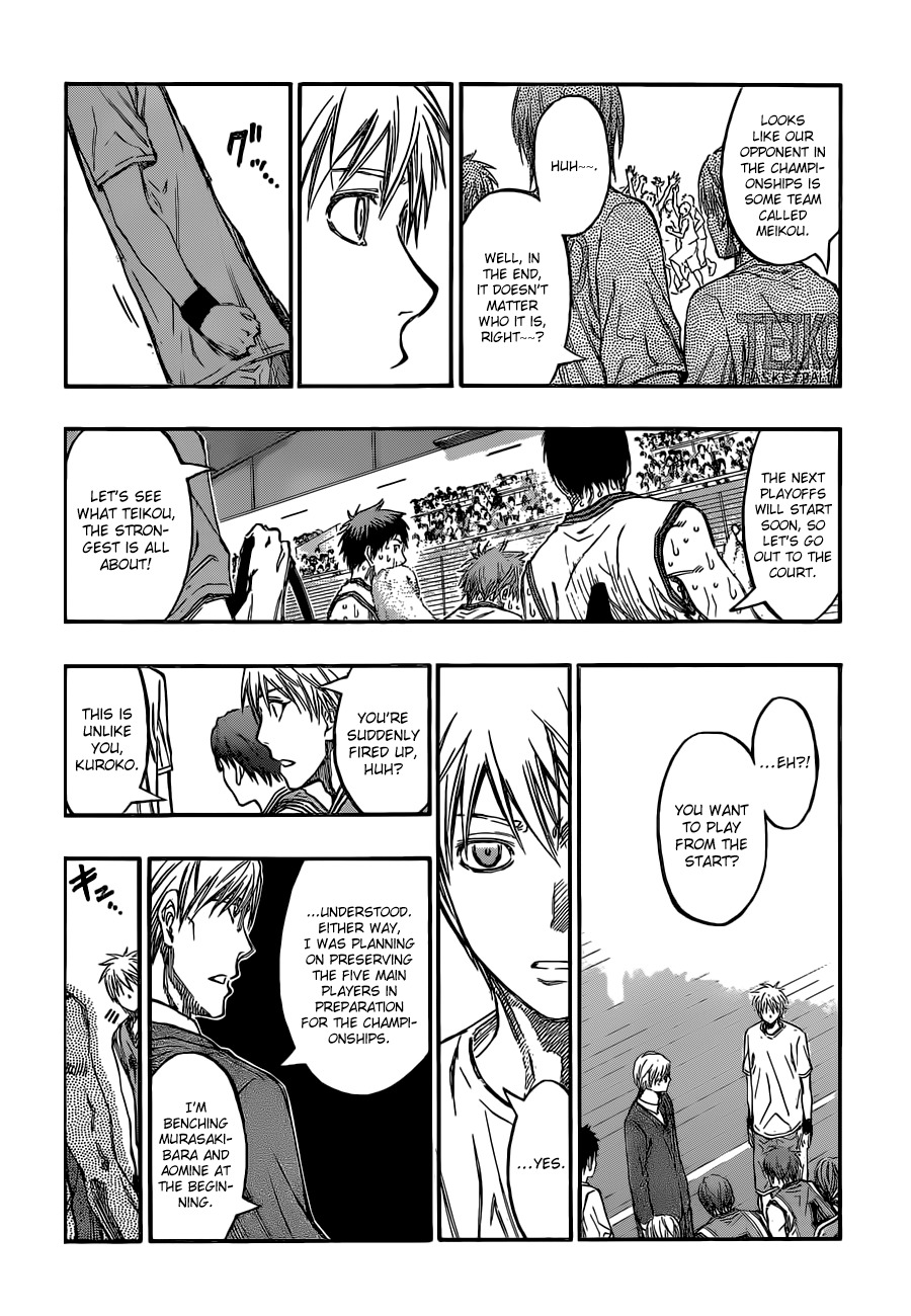 Kuroko no Basket Chapter 225 page 13 - Chapter 225: What Business Do You Have?