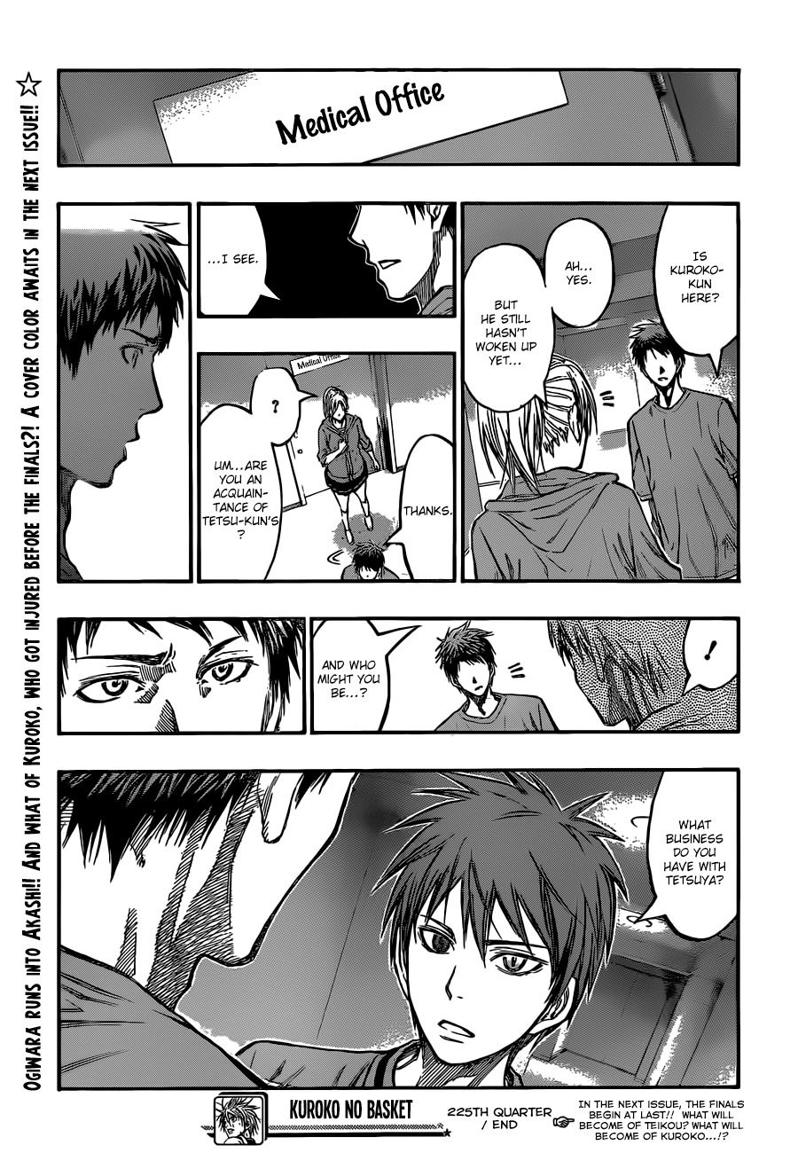 Kuroko no Basket Chapter 225 page 19 - Chapter 225: What Business Do You Have?