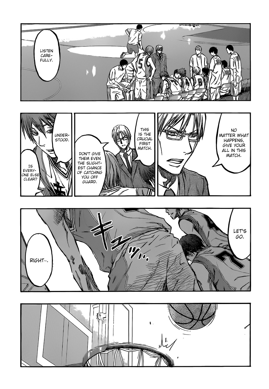 Kuroko no Basket Chapter 225 page 5 - Chapter 225: What Business Do You Have?