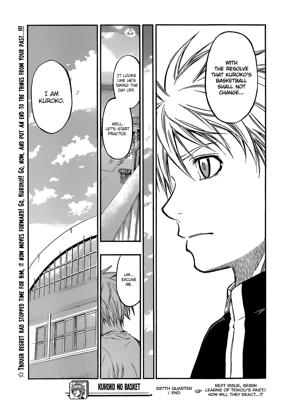 Kuroko no Basket Chapter 227 page 20 - Chapter 227: I am Kuroko