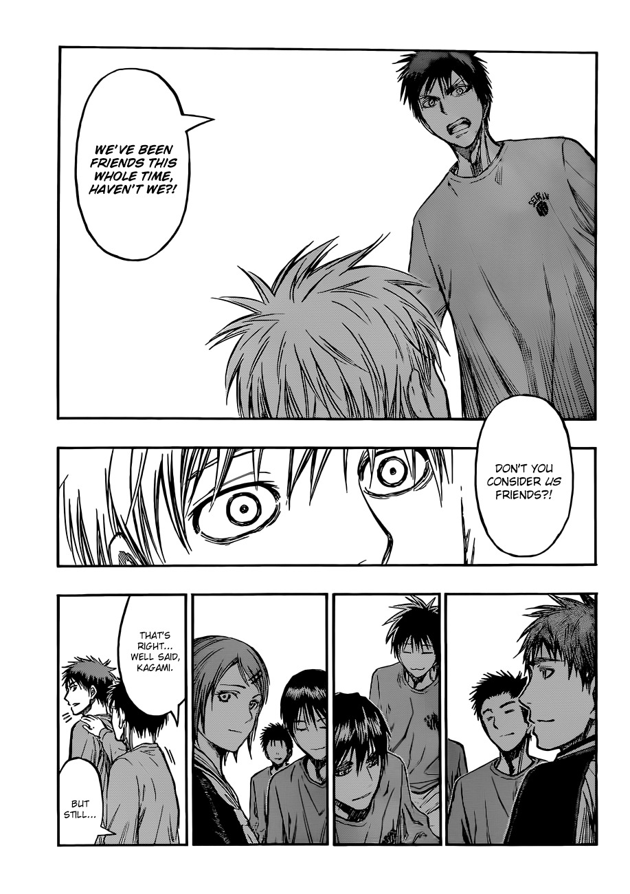 Kuroko no Basket Chapter 228 page 13 - Chapter 228: We've Been Friends This Whole Time!