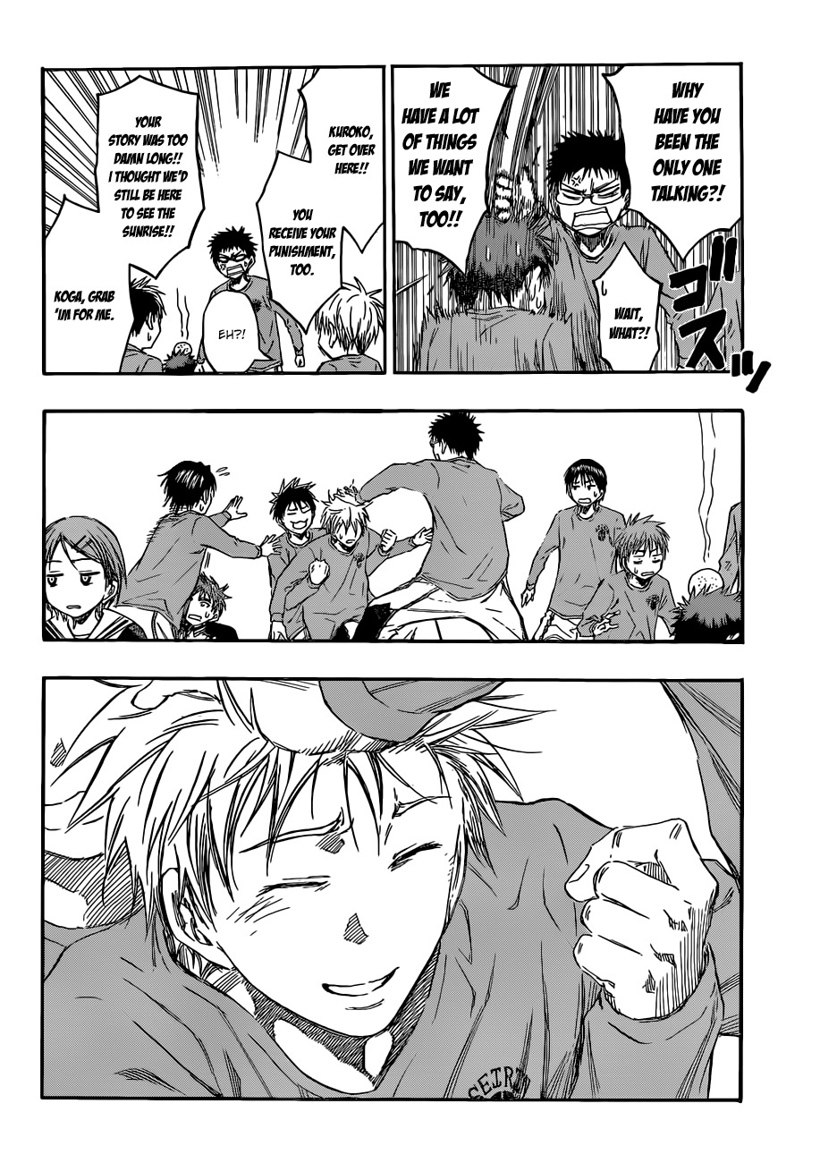 Kuroko no Basket Chapter 228 page 14 - Chapter 228: We've Been Friends This Whole Time!