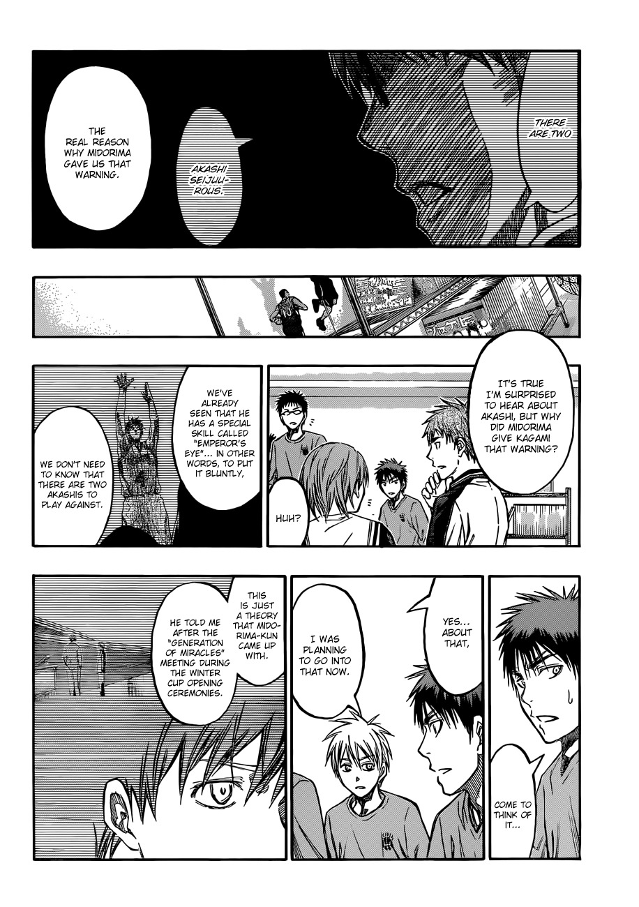 Kuroko no Basket Chapter 228 page 16 - Chapter 228: We've Been Friends This Whole Time!