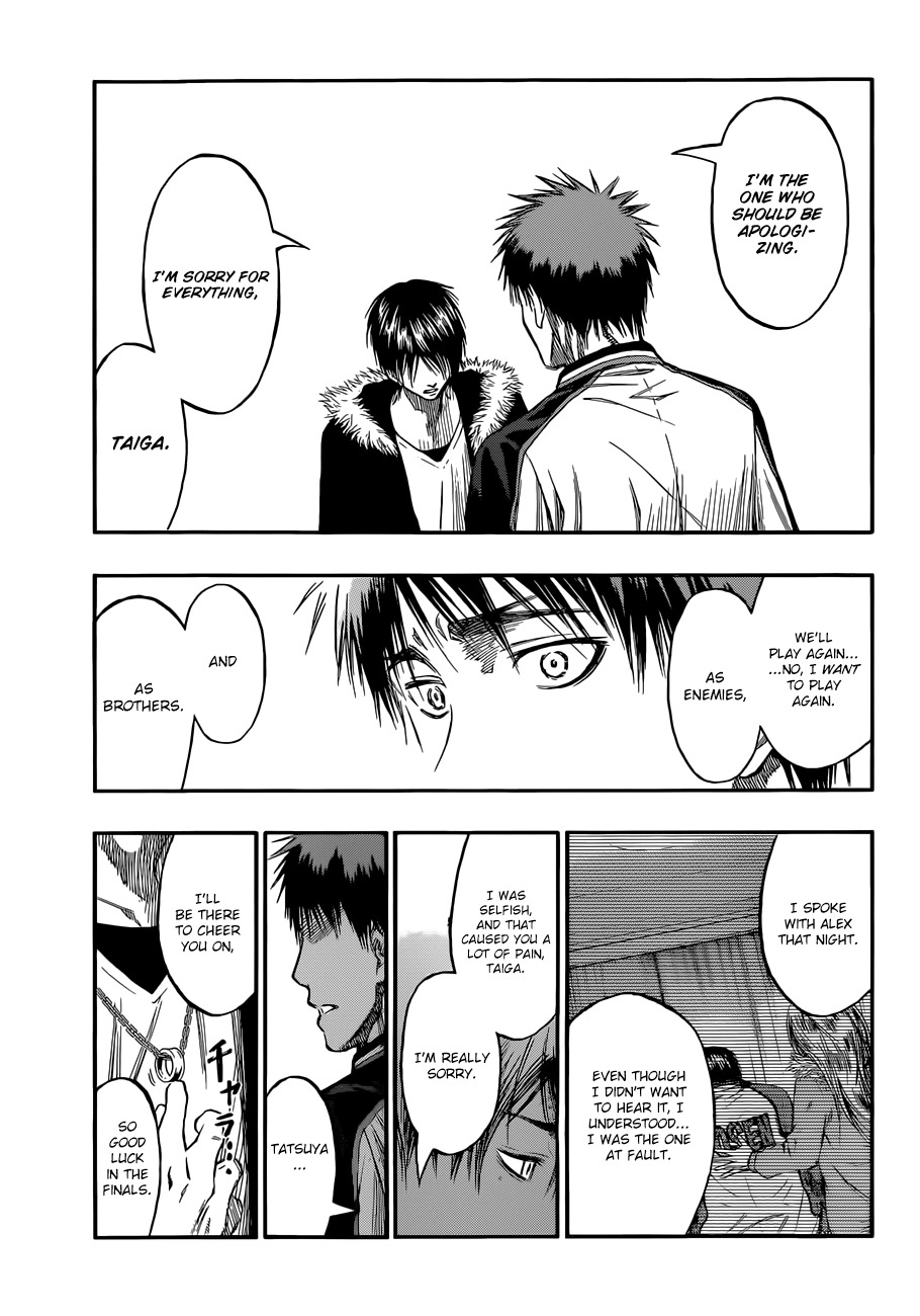 Kuroko no Basket Chapter 229 page 13 - Chapter 229: I'm Going