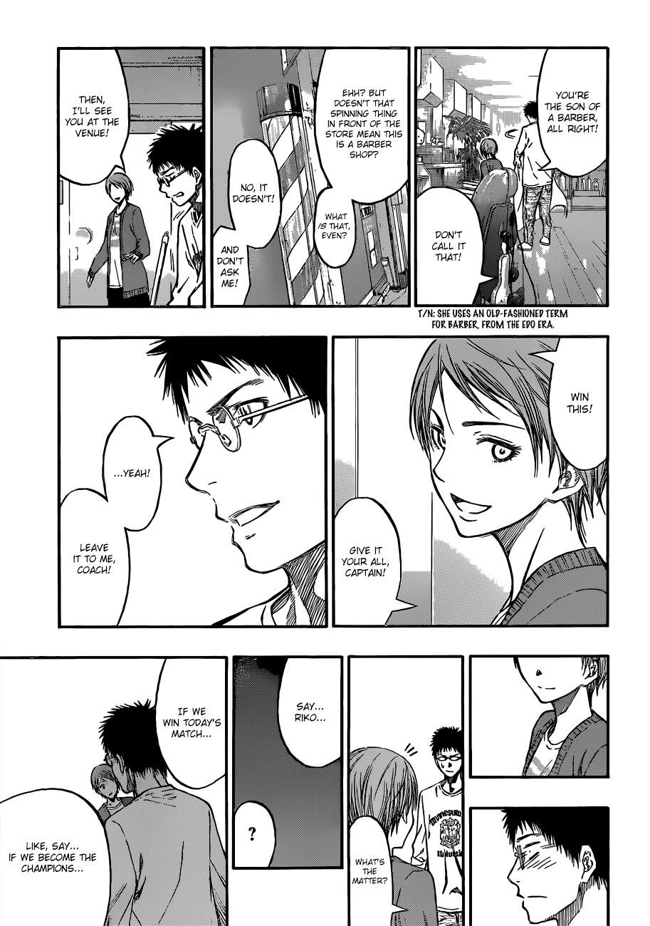 Kuroko no Basket Chapter 229 page 3 - Chapter 229: I'm Going
