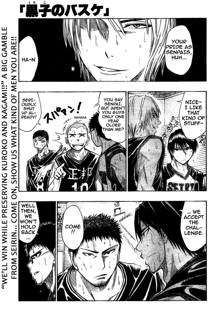 Kuroko no Basket Chapter 23 page 1 - Chapter 23: In Order to Win