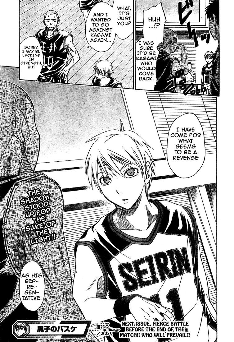 Kuroko no Basket Chapter 23 page 19 - Chapter 23: In Order to Win