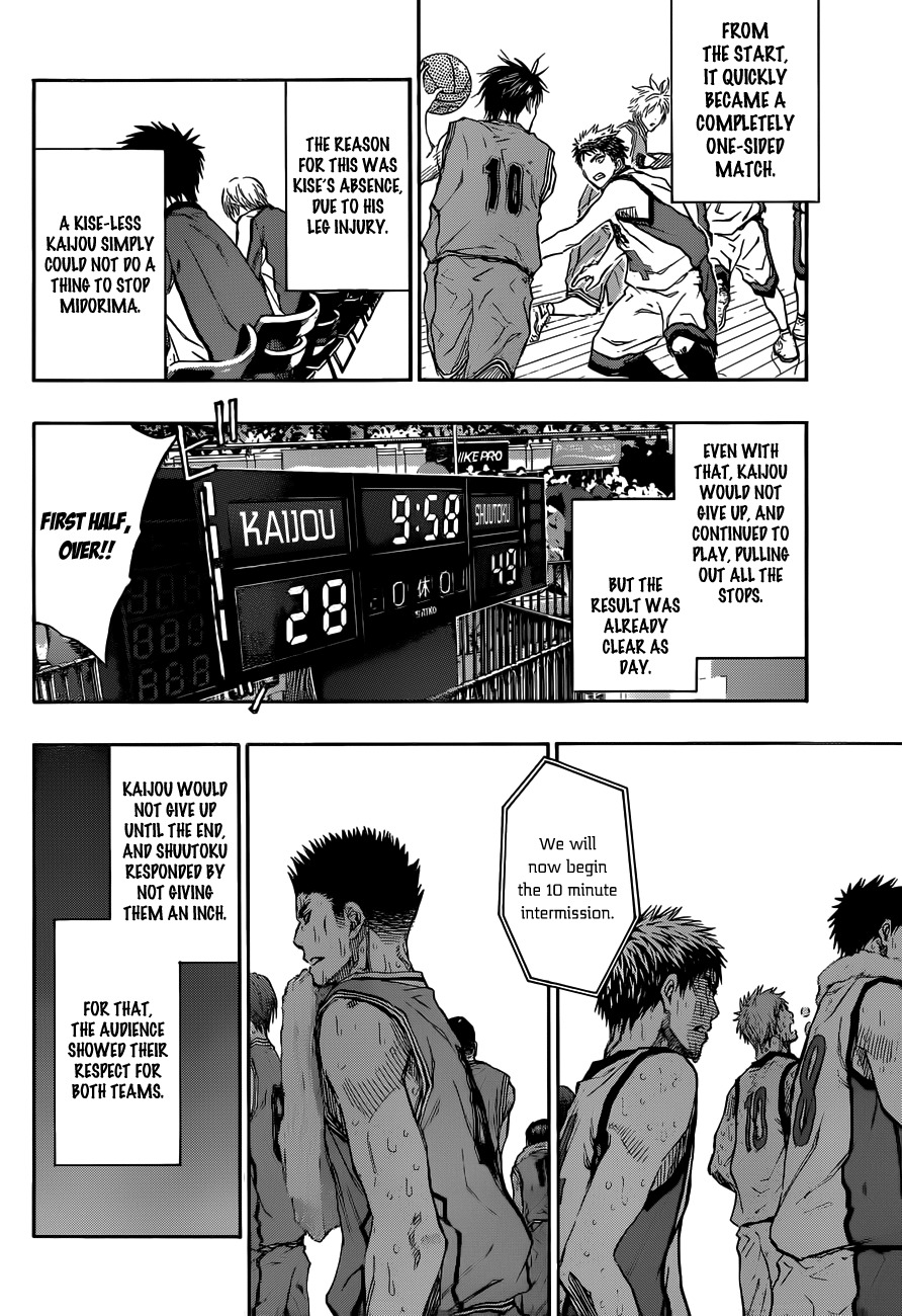 Kuroko no Basket Chapter 230 page 10 - Chapter 230: I Accept Your Challenge