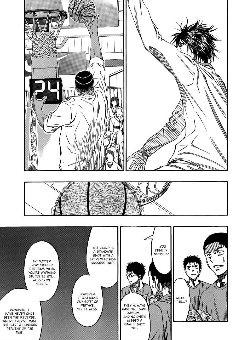 Kuroko no Basket Chapter 230 page 15 - Chapter 230: I Accept Your Challenge
