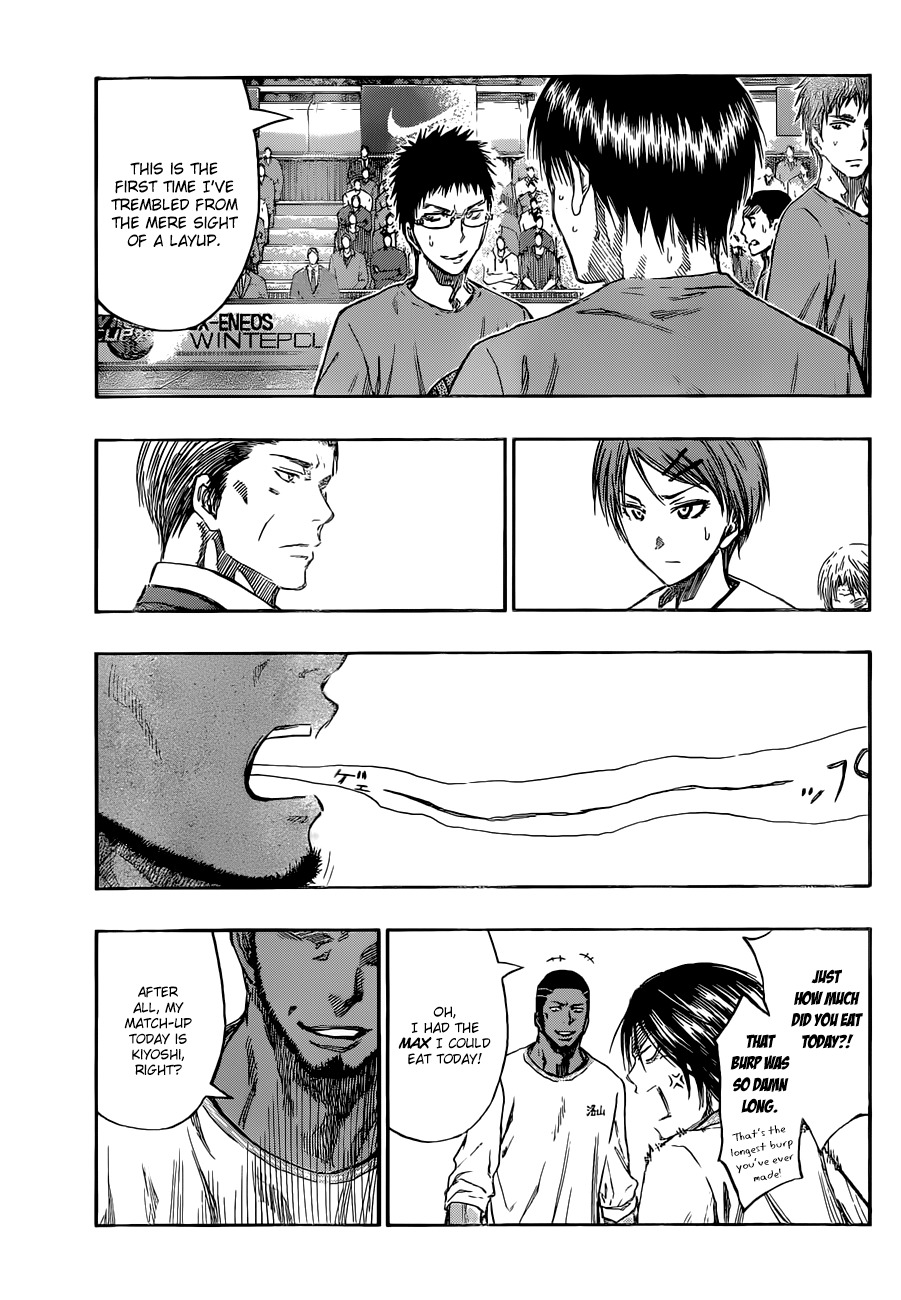 Kuroko no Basket Chapter 230 page 17 - Chapter 230: I Accept Your Challenge