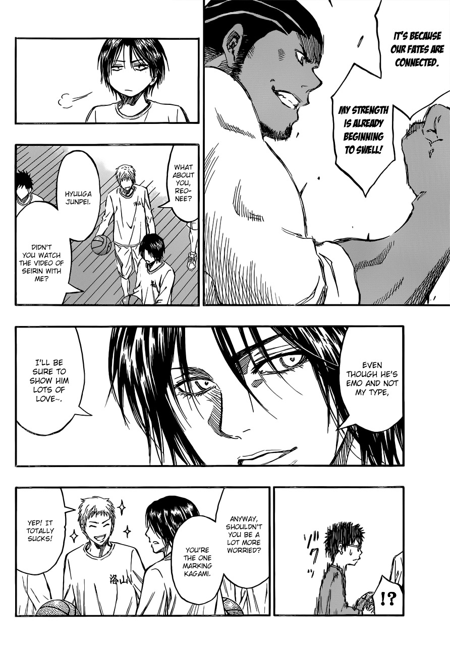 Kuroko no Basket Chapter 230 page 18 - Chapter 230: I Accept Your Challenge