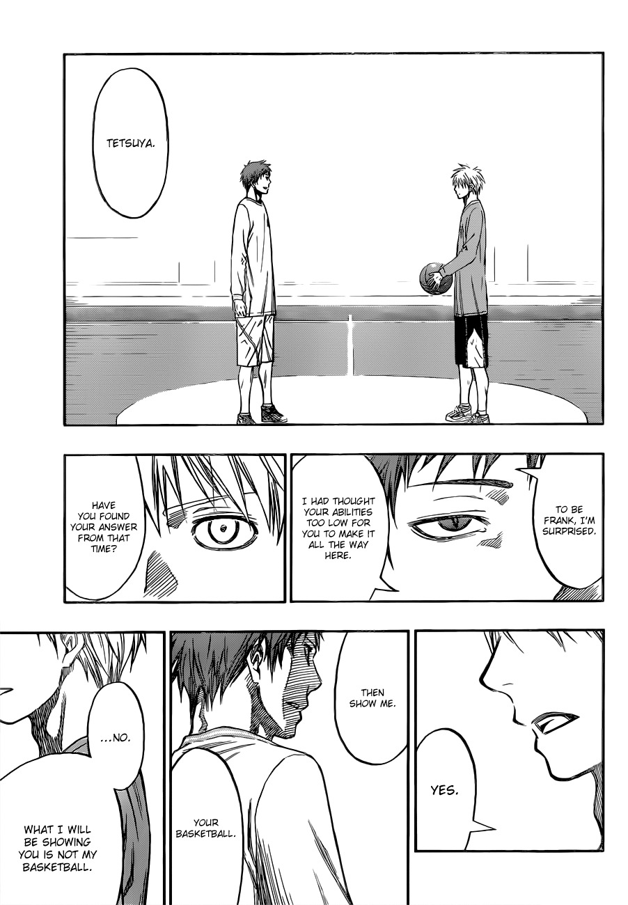 Kuroko no Basket Chapter 230 page 21 - Chapter 230: I Accept Your Challenge