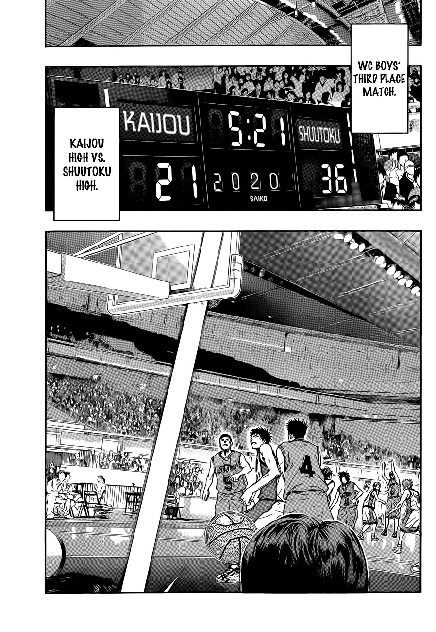Kuroko no Basket Chapter 230 page 9 - Chapter 230: I Accept Your Challenge