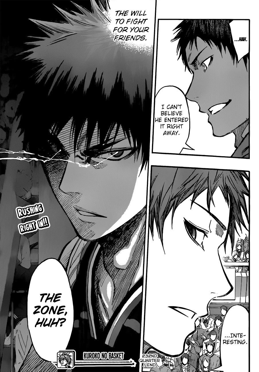 Kuroko no Basket Chapter 232 page 17 - Chapter 232: The Final Tip-Off!