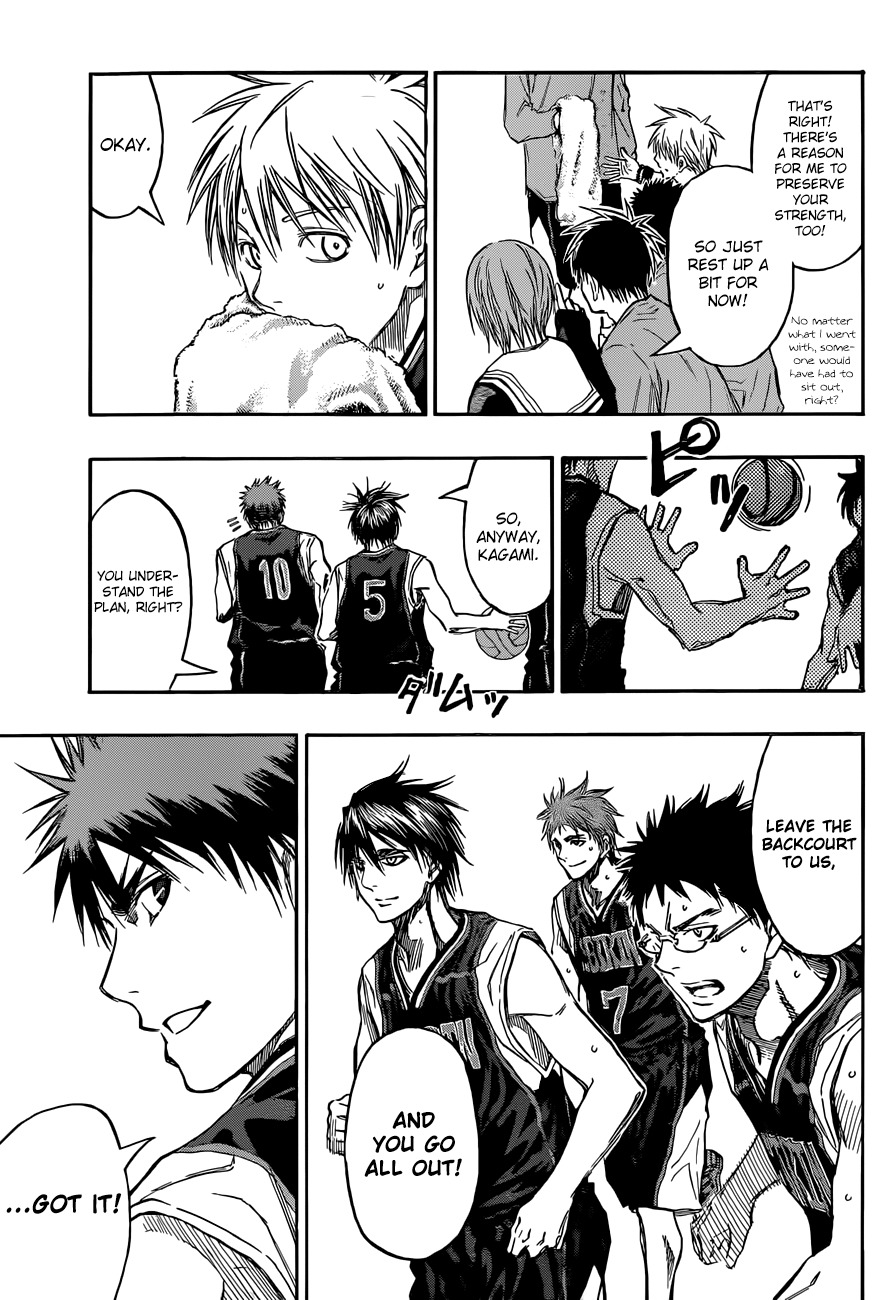 Kuroko no Basket Chapter 233 page 10 - Chapter 233: Isn't This Kinda Bad For Him?
