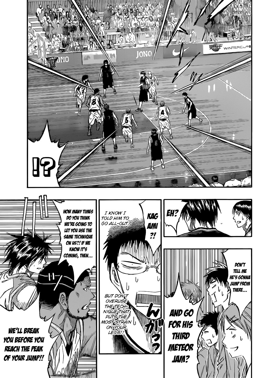 Kuroko no Basket Chapter 233 page 12 - Chapter 233: Isn't This Kinda Bad For Him?