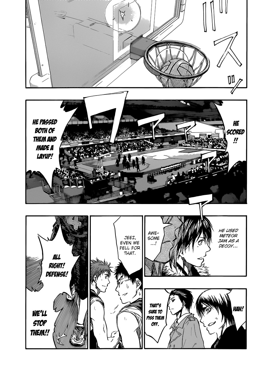 Kuroko no Basket Chapter 233 page 14 - Chapter 233: Isn't This Kinda Bad For Him?