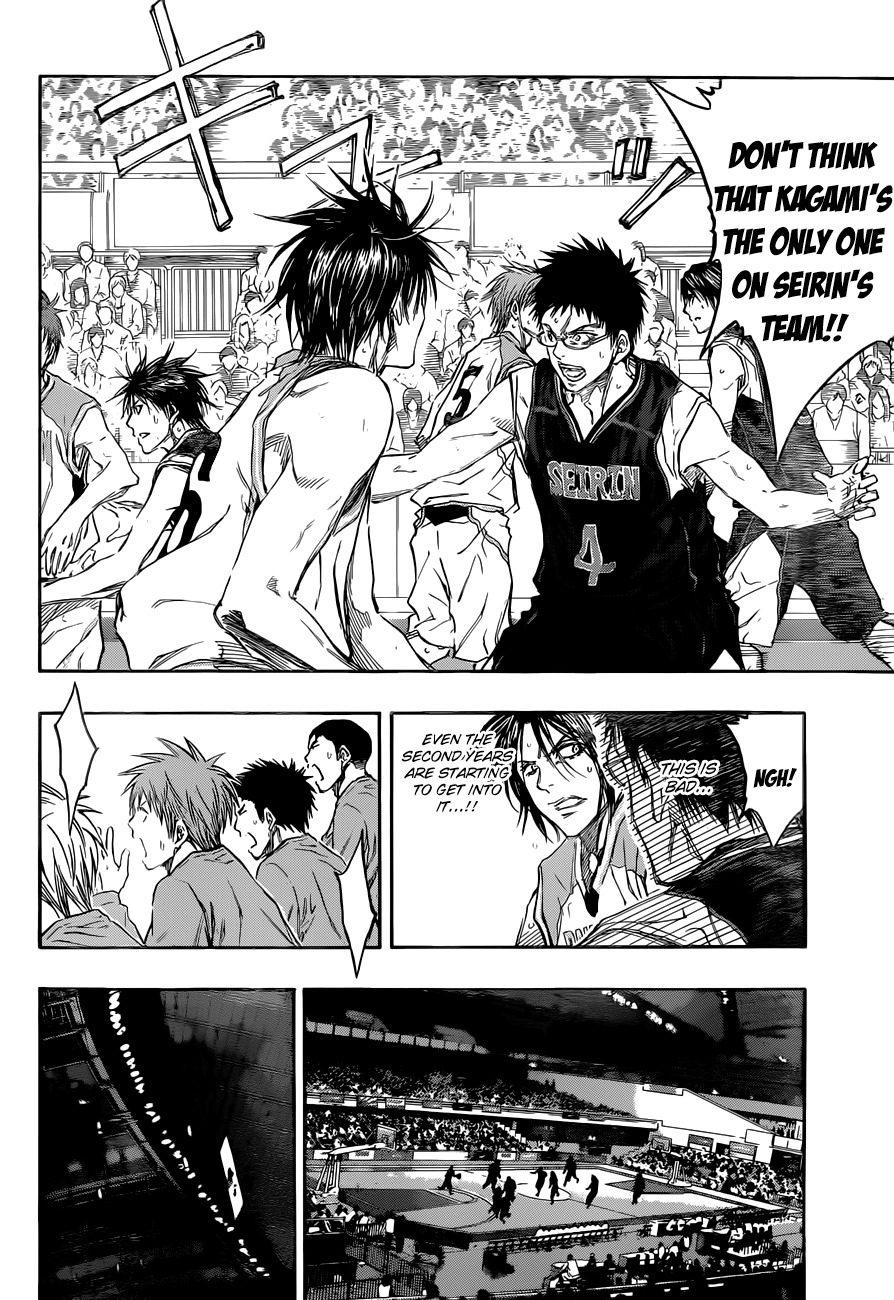 Kuroko no Basket Chapter 233 page 15 - Chapter 233: Isn't This Kinda Bad For Him?