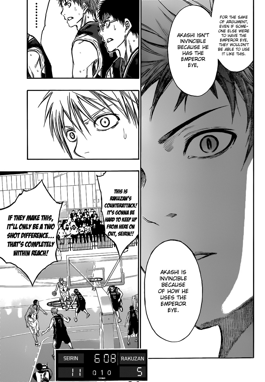 Kuroko no Basket Chapter 234 page 14 - Chapter 234: It's Now Or Never