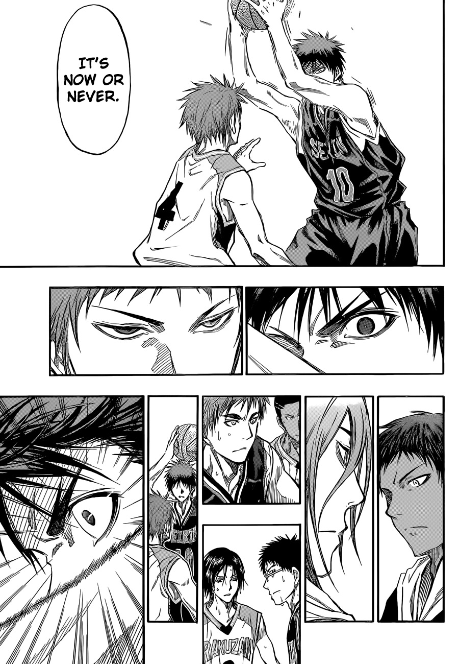 Kuroko no Basket Chapter 234 page 5 - Chapter 234: It's Now Or Never