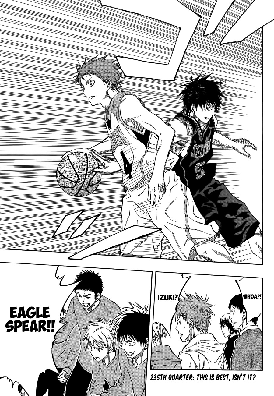 Kuroko no Basket Chapter 235 page 3 - Chapter 235: This Is Best, Isn't It?