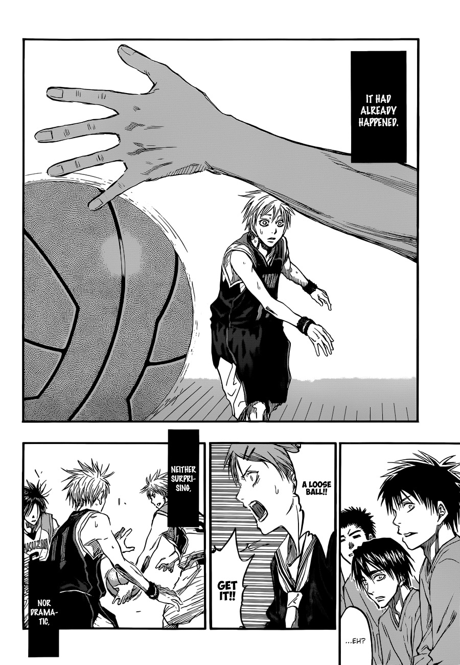 Kuroko no Basket Chapter 236 page 14 - Chapter 236: Has Been Broken...?!