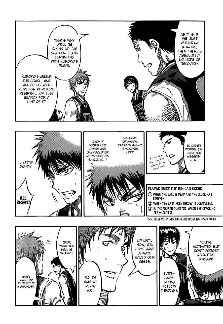 Kuroko no Basket Chapter 237 page 13 - Chapter 237: Don't You Think It's Naive?
