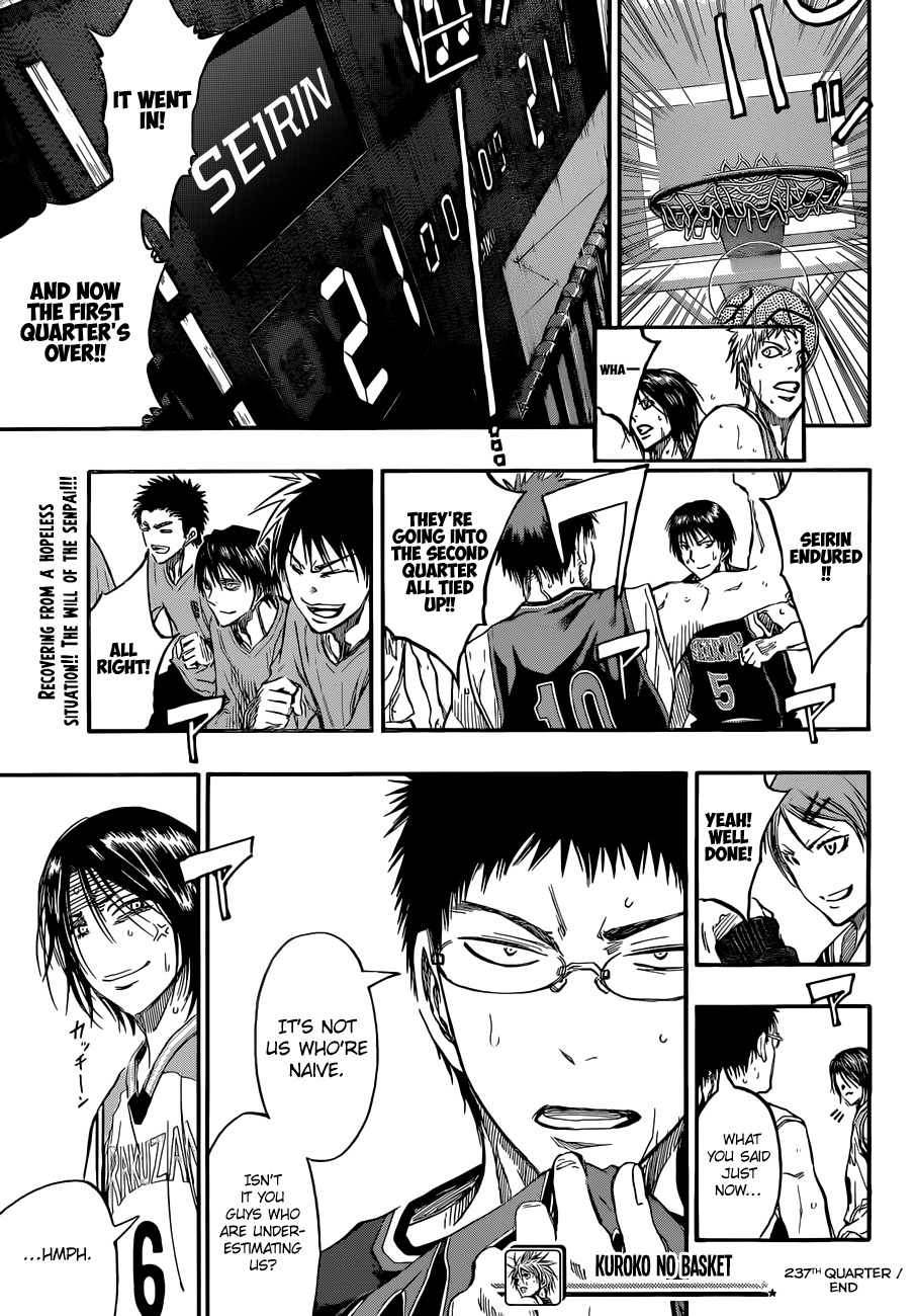 Kuroko no Basket Chapter 237 page 24 - Chapter 237: Don't You Think It's Naive?